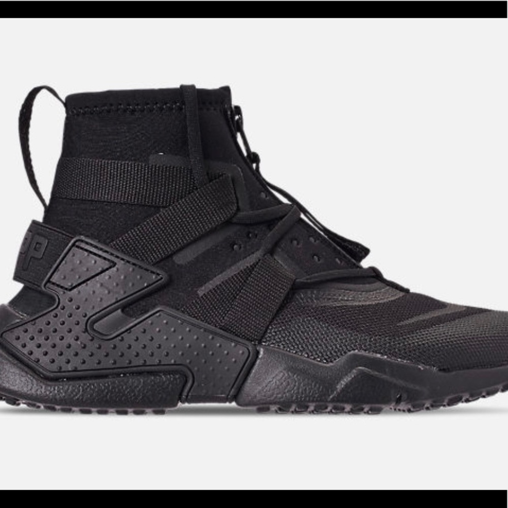 Nike huarache gripp big kids' shoe black